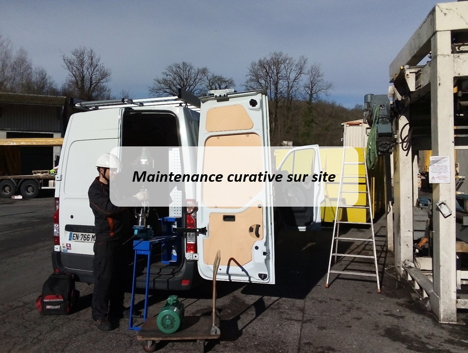 maintenance curative sur site