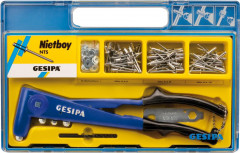 Jeu de rivets aveugles Nietboy avec pince à riveter à main NTS 136 pièces 