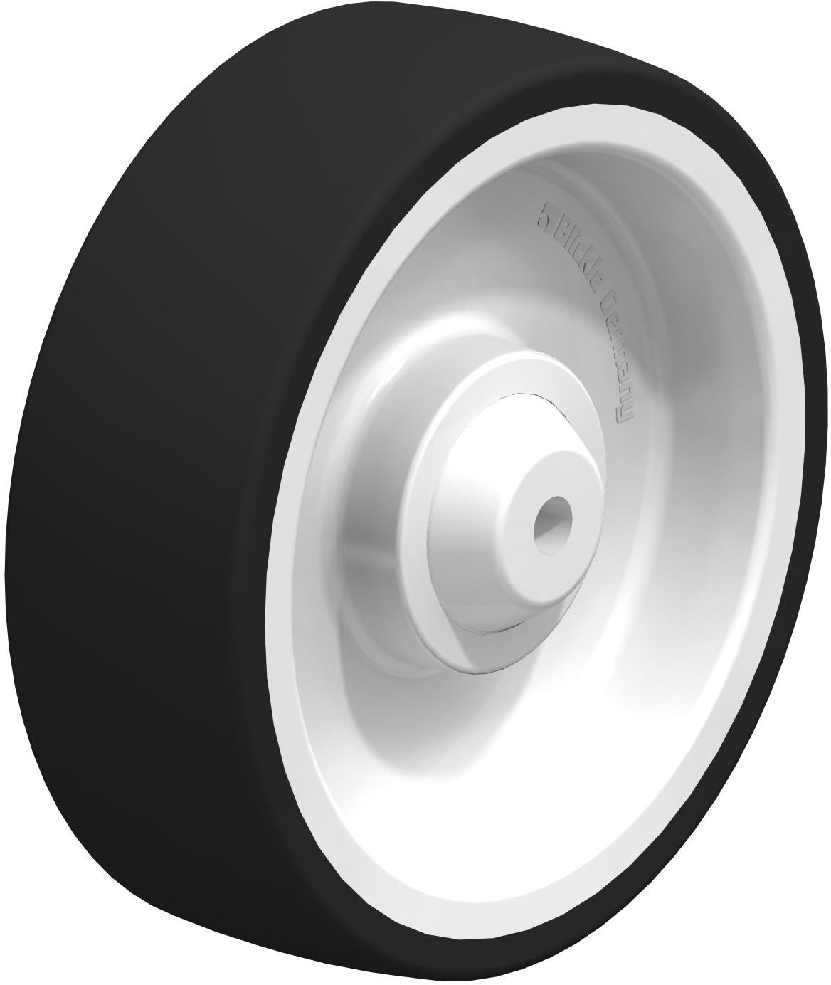 Roue à bande de roulement polyuréthane thermoplastique