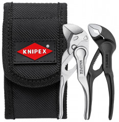 Jeu de pinces mini XS 2pcs. dans sac banane Knipex
