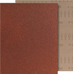 Toile abrasive 230x280mm G150 brun  