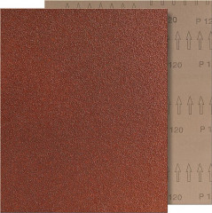 Toile abrasive marron