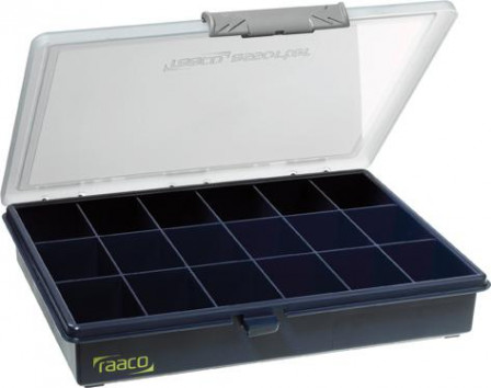 Mallette à compartiments plastique assortiment 5-9bleu 