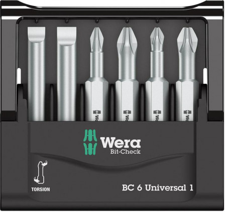 Jeu d'embouts Bit-Check 6Universal 1 
