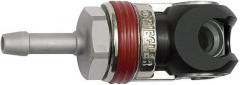 Raccord de sécurité pivotant acier diamètre nominal 7,2mm Ø intérieur tuyau 8mm  