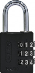 Cadenas à code 144/30 noir Lock-Tag