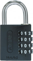 Cadenas à code 144/40 noir Lock-Tag