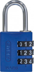 Cadenas à code 144/30 bleu Lock-Tag