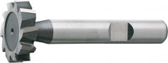 Fraise Woodruff courte DIN850 HSSCo8 TiALN type N forme D 19,5x5mm  