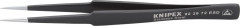 Brucelles ESD forme aiguille US 135mm noir