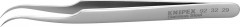 Brucelles haute précisioninox forme croissant 120 mm