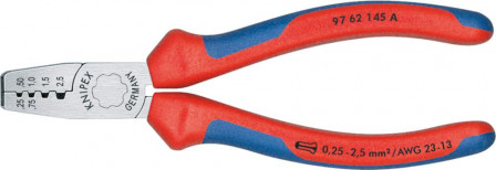 Pince à sertir pour cosses avec branches multicomposant 145mm mm2