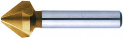 Fraise conique HSS TiN queue cylindrique 75° 25mm  