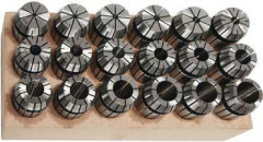 Jeu pinces serr. DIN6499B ER25 2-16mm 15pcs Concentr. inf. à 0,007mm  