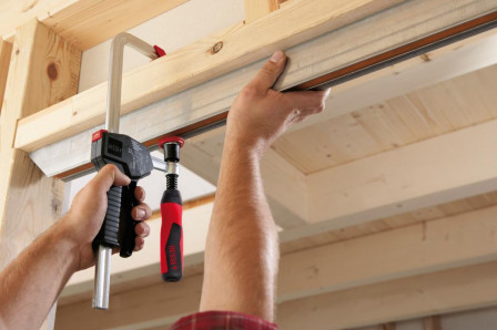Serre-joint une main EHZ avec manche bicomposant 300x100mm 