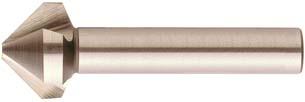 Fraise conique DIN335 HSSE forme C 90° queue cylindrique 10,0mm 