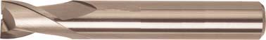 Fraise courte DIN6527 carbure monobloc D2 queue HA 3mm  