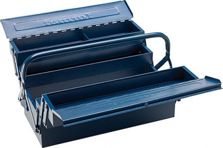  caisse à outils L430xP200xH200mm 5 pièces Tôle d'acier