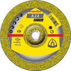 Meule d'ébarbage coudée A24 Extra 115x6mm  