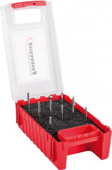 Assortiment de 15 microfraises en carbure, Ø de la tige 3 mm