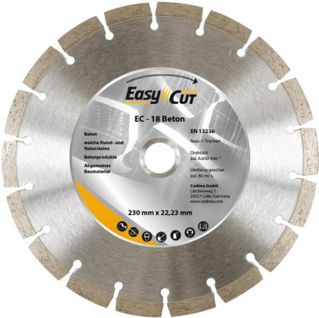 Meule à tronçonner diamant EC-18 115x1,9x10x22,23mm 