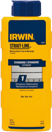 Craie pour cordeau 227g bleu  STRAIT-LINE