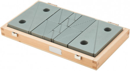 Jeu de cales crénelées 22-208mm hauteur 