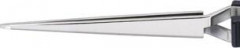 Brucelles becs croisés pointues nickelées 160mm  