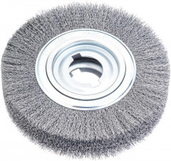 Brosse ronde métallique 250X60mm ond. 35mm  