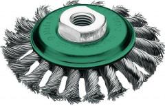 Brosse conique inox 100x12mm tors. 0,5mm  