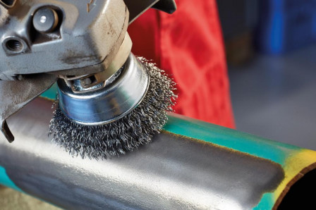 Brosse boisseau mét. ondulée 80x0,35mm 