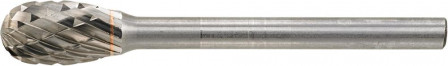 Mini-fraise sur tige carbure forme goutte 0610 C 3mm 6x10mm 