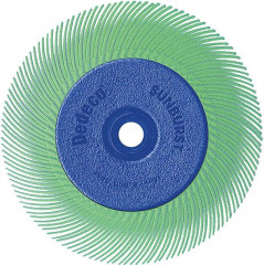 Brosse de polissage radiale Ø 150 x 12,7 x 25,4 mm P 50 vert, type TC  
