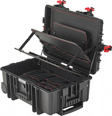 Valise à outils 539x359x220mm 43,5l avec ressort à gaz  