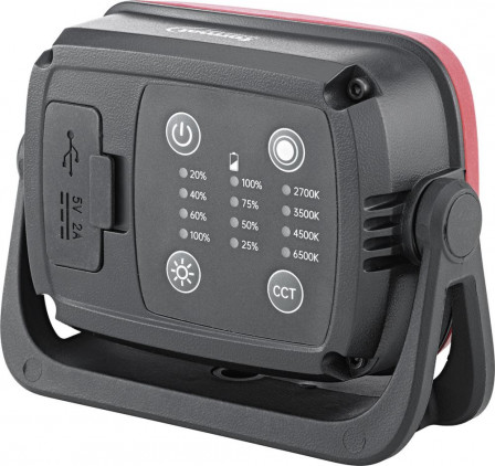 Mini lampe de travail rechargeable 300-1500 lumens2700-6500K 4 intensités 