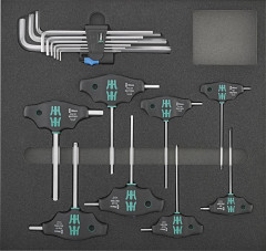 Module d'outillage 2/3 Manche en T six pans creux Wera