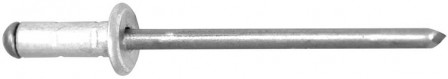 Rivet aveugle multiserrage acier/acier tête goutte de suif 4,0x10 mm 
