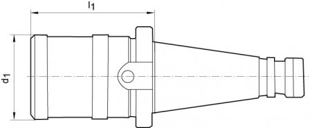Mandrin à tarauder serrage rapide M3-12 SK 50 