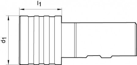 Mandrin à tarauder serrage rapide M14-33 32x97mm 