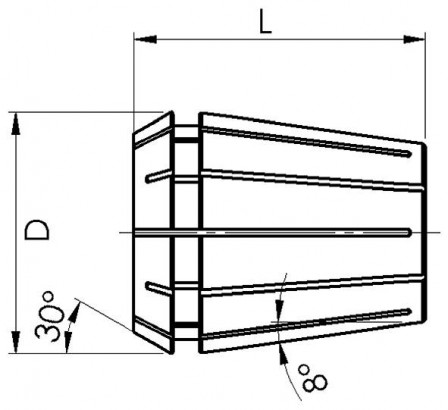 Pince de serrage DIN6499B428E GERC20 12,0mm 