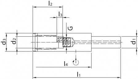 Rallonge expansible hydraulique 20-12mm/150mm 