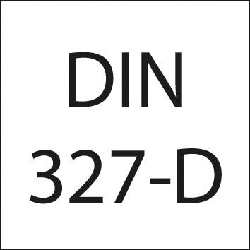 Fraise à rainurer courte HSSCo8 DIN327 forme D 9,50mm  