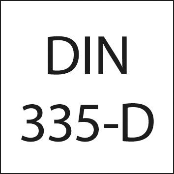 Fraise conique DIN335 HSS TiN FORME D queue CM 90° 30mm  