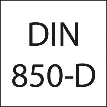 Fraise Woodruff courte DIN850 HSSCo8 TiALN type N forme D 28,5x8mm  