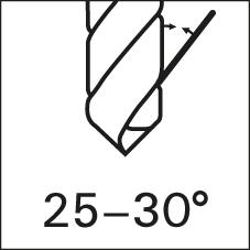 Foret hélicoïdal DIN345 HSS rectifié type N queue CM 20,25mm  