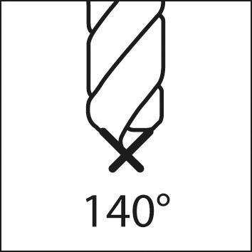Foret hélicoïdal TB carbure monobloc FIRE arrosage central queue 6537-HE 5xD 9,10mm  