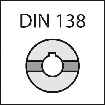 Fraise 2 tailles alésage DIN1880 HSSCo8 typeNR 50x36mm  