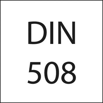 Tasseau DIN508L M6x8mm  