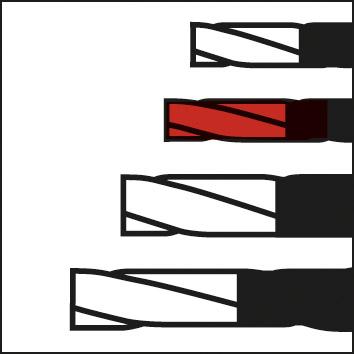 Fraise d'ébauche courte DIN844 HSSE-PM FIRE type NRf 14mm  
