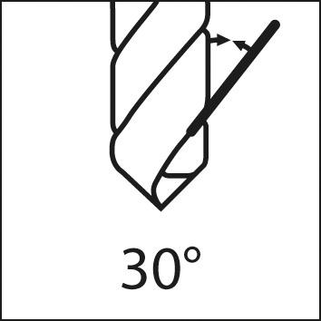 Foret hélicoïdal carbure monobloc TiALN type UNI queue HB arrosage central 5xD 6,5mm  